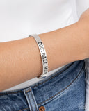 Football Mom - Silver Bracelet - Paparazzi Accessories