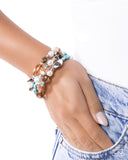Trendy Traveler - Brown Bracelet - Paparazzi Accessories