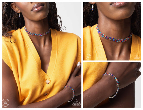 Terrific Trio - Multi Complete Look  - Paparazzi Accessories