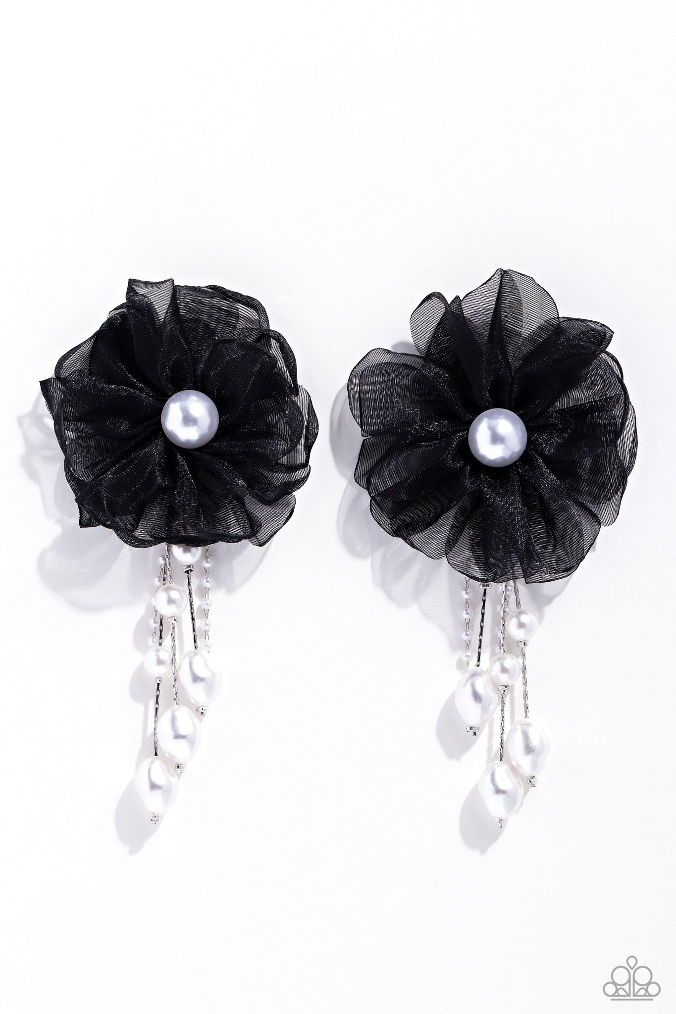 Dripping In Decadence - Black Post Earrings - Paparazzi Accessories ...