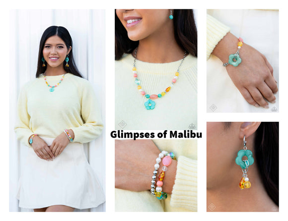 Glimpses of Malibu - Complete Trend Blend - February 2024 Fashion Fix - Paparazzi Accessories
