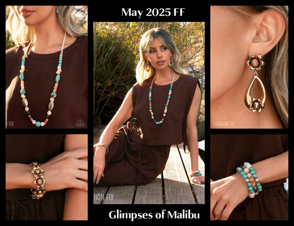 Glimpses of Malibu - Complete Trend Blend - May 2025 Fashion Fix - Paparazzi Accessories