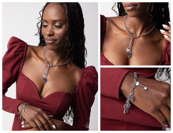 Momentary Bliss - Purple Complete Look  - Paparazzi Accessories