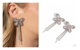 Next Soar - Pink Earrings - Paparazzi Accessories