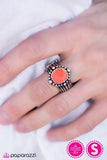 Paint Nite - Orange Ring - Paparazzi Accessories