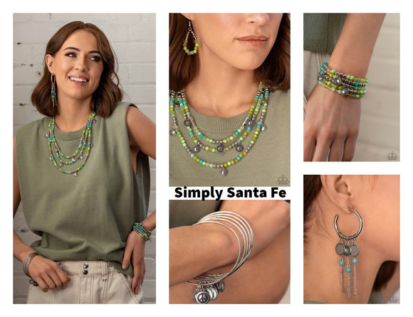 Simply Santa Fe - Complete Trend Blend - April 2024 Fashion Fix - Paparazzi Accessories