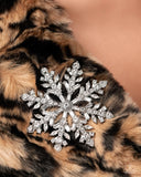 Snowflake Solstice - White Brooch - Paparazzi Accessories