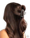 A Glittery Example - Blue Hair Clip - Paparazzi Accessories Hair Clip Bedazzle Me Pretty Mobile Fashion Boutique