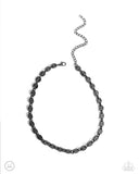 Abstract Advocate - Black Necklace - Paparazzi Accessories Necklace Bedazzle Me Pretty Mobile Fashion Boutique