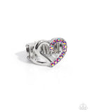 Abstract Attraction - Pink Ring - Paparazzi Accessories Ring Bedazzle Me Pretty Mobile Fashion Boutique