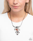 Abundantly Abstract - Black Necklace - Paparazzi Accessories Necklace Bedazzle Me Pretty Mobile Fashion Boutique