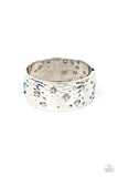 Across the Constellations - Blue Bracelet - Paparazzi Accessories Bracelet Bedazzle Me Pretty Mobile Fashion Boutique