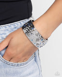 Across the Constellations - Blue Bracelet - Paparazzi Accessories Bracelet Bedazzle Me Pretty Mobile Fashion Boutique
