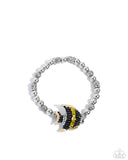 Admirable Angelfish - Yellow Bracelet - Paparazzi Accessories Bracelet Bedazzle Me Pretty Mobile Fashion Boutique