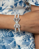 Admirable Aria - White Complete Look  - Paparazzi Accessories Bedazzle Me Pretty Mobile Fashion Boutique