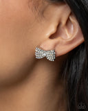 Admirable Aria - White Complete Look  - Paparazzi Accessories Bedazzle Me Pretty Mobile Fashion Boutique