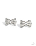 Admirable Aria - White Complete Look  - Paparazzi Accessories Bedazzle Me Pretty Mobile Fashion Boutique
