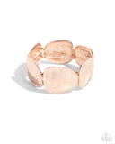 Admirably Antiqued - Rose Gold Bracelet - Paparazzi Accessories Bracelet Bedazzle Me Pretty Mobile Fashion Boutique