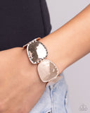 Admirably Antiqued - Rose Gold Bracelet - Paparazzi Accessories Bracelet Bedazzle Me Pretty Mobile Fashion Boutique