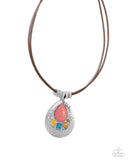 Admirably Artisan - Pink Necklace - Paparazzi Accessories Necklace Bedazzle Me Pretty Mobile Fashion Boutique