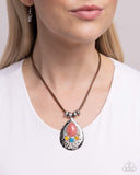 Admirably Artisan - Pink Necklace - Paparazzi Accessories Necklace Bedazzle Me Pretty Mobile Fashion Boutique