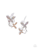 Adorably Aerial - Orange Earrings - Paparazzi Accessories Earrings Bedazzle Me Pretty Mobile Fashion Boutique