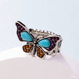 Aerial Acceleration - Purple Ring - Paparazzi Accessories Ring Bedazzle Me Pretty Mobile Fashion Boutique