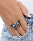 Aerial Acceleration - Purple Ring - Paparazzi Accessories Ring Bedazzle Me Pretty Mobile Fashion Boutique