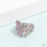 Aerial Advocate - Pink Ring - Paparazzi Accessories Ring Bedazzle Me Pretty Mobile Fashion Boutique