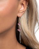 Aerial Affection - Pink Earrings - Paparazzi Accessories Earrings Bedazzle Me Pretty Mobile Fashion Boutique