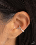 Aerial Attitude - Silver Post Earrings - Paparazzi Accessories Post Earrings Bedazzle Me Pretty Mobile Fashion Boutique