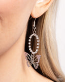 Aerial Avenue - Pink Earrings - Paparazzi Accessories Earrings Bedazzle Me Pretty Mobile Fashion Boutique