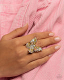 Aesthetic Admittance - Yellow Complete Look  - Paparazzi Accessories Bedazzle Me Pretty Mobile Fashion Boutique