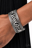 After Party Powerhouse - Black - 2021 Zi Collection Bracelet - Paparazzi Accessories Bedazzle Me Pretty Mobile Fashion Boutique
