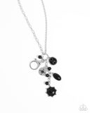 Aid to Navigation - Black Lanyard - Paparazzi Accessories Lanyard Bedazzle Me Pretty Mobile Fashion Boutique