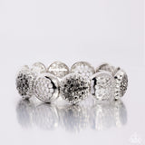 Airily Adorned - Silver Bracelet - Paparazzi Accessories Bracelet Bedazzle Me Pretty Mobile Fashion Boutique