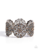 All in the Details - Brown Bracelet - Paparazzi Accessories Bracelet Bedazzle Me Pretty Mobile Fashion Boutique