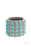 All-Natural Glow - Blue - Zi Collection Bracelet - Paparazzi Accessories Bedazzle Me Pretty Mobile Fashion Boutique