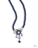 All Over TON - Blue Necklace - Paparazzi Accessories Necklace Bedazzle Me Pretty Mobile Fashion Boutique