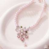 All Over TON - Pink Necklace - Paparazzi Accessories Necklace Bedazzle Me Pretty Mobile Fashion Boutique