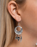 Alternative Angel - Black Earrings - Paparazzi Accessories Earrings Bedazzle Me Pretty Mobile Fashion Boutique