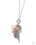 AMOR to Love - Orange Necklace - Paparazzi Accessories Necklace Bedazzle Me Pretty Mobile Fashion Boutique