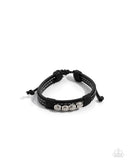 Ancient Archipelago - Black Bracelet - Paparazzi Accessories Bracelet Bedazzle Me Pretty Mobile Fashion Boutique