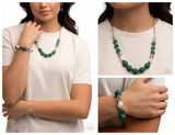 And Just Like That... - Green Complete Look  - Paparazzi Accessories Bedazzle Me Pretty Mobile Fashion Boutique