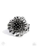 Antique Adornment - Silver Ring - Paparazzi Accessories Ring Bedazzle Me Pretty Mobile Fashion Boutique