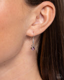 April Showers Bring Flowers - Purple Necklace - Paparazzi Accessories Necklace Bedazzle Me Pretty Mobile Fashion Boutique