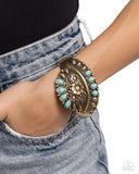 Artisan Age - Brass Bracelet - Paparazzi Accessories Bracelet Bedazzle Me Pretty Mobile Fashion Boutique