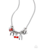 As Luck Would Have It - Black Necklace - Paparazzi Accessories Necklace Bedazzle Me Pretty Mobile Fashion Boutique