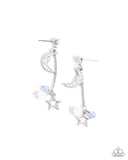 Astral Admiration - Blue Post Earrings - Paparazzi Accessories Post Earrings Bedazzle Me Pretty Mobile Fashion Boutique