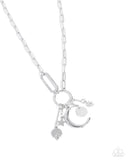 Astral Ambience - Silver Complete Look  - Paparazzi Accessories Bedazzle Me Pretty Mobile Fashion Boutique